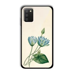 Flowers Customized Printed Glass Back Cover for Samsung Galaxy A03s