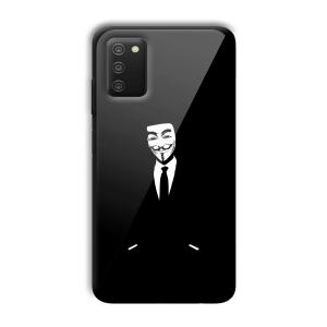 Anonymous Customized Printed Glass Back Cover for Samsung Galaxy A03s