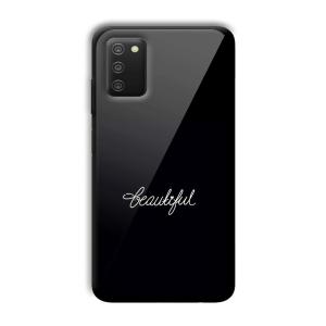 Beautiful Customized Printed Glass Back Cover for Samsung Galaxy A03s