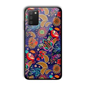 Animal Sketches Customized Printed Glass Back Cover for Samsung Galaxy A03s