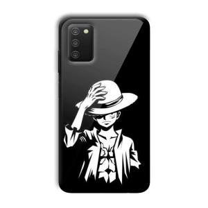 Cool Dude Customized Printed Glass Back Cover for Samsung Galaxy A03s