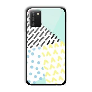 Cool Pattern Customized Printed Glass Back Cover for Samsung Galaxy A03s