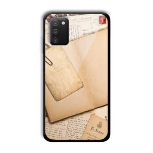 Journal Entry Customized Printed Glass Back Cover for Samsung Galaxy A03s