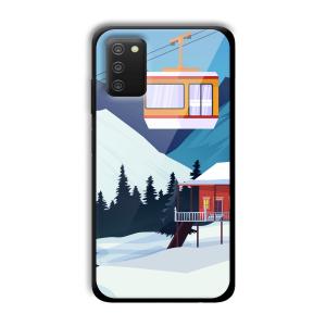 Holiday Home Customized Printed Glass Back Cover for Samsung Galaxy A03s
