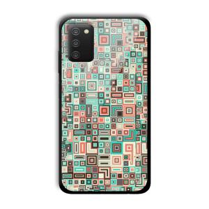 Green Maze Customized Printed Glass Back Cover for Samsung Galaxy A03s