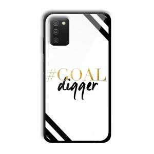 Goal Digger Customized Printed Glass Back Cover for Samsung Galaxy A03s