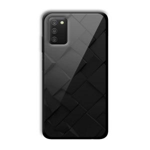 Dark Bricks Customized Printed Glass Back Cover for Samsung Galaxy A03s