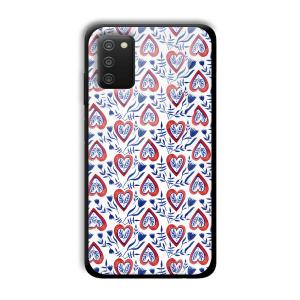 Little Spades Customized Printed Glass Back Cover for Samsung Galaxy A03s