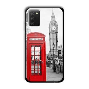 Telephone Retro Customized Printed Glass Back Cover for Samsung Galaxy A03s