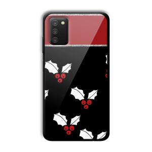 Little Fruits Customized Printed Glass Back Cover for Samsung Galaxy A03s
