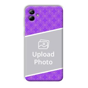 Purple Design Customized Printed Back Cover for Samsung Galaxy A04