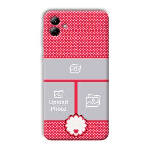 Little Hearts Customized Printed Back Cover for Samsung Galaxy A04