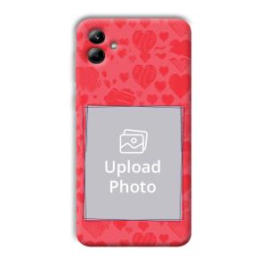 Red Hearts Customized Printed Back Cover for Samsung Galaxy A04