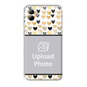 Small Hearts Customized Printed Back Cover for Samsung Galaxy A04