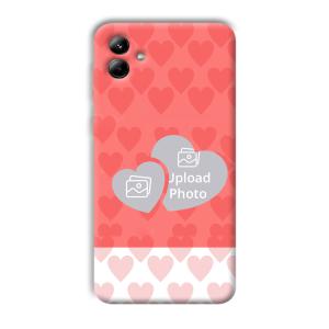 2 Hearts Customized Printed Back Cover for Samsung Galaxy A04