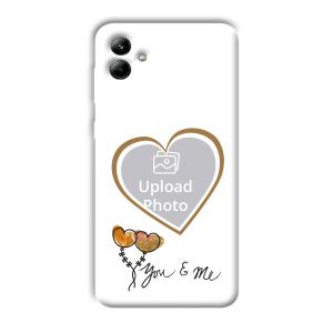 You & Me Customized Printed Back Cover for Samsung Galaxy A04
