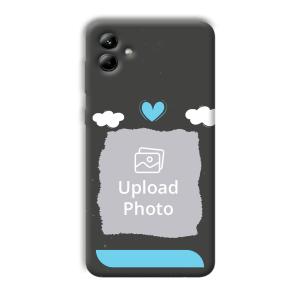 Love & Clouds Customized Printed Back Cover for Samsung Galaxy A04
