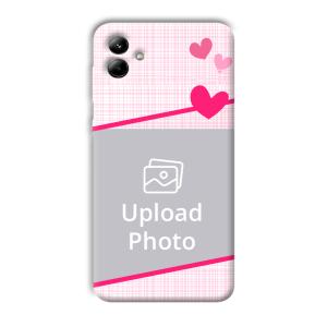 Pink Check Customized Printed Back Cover for Samsung Galaxy A04