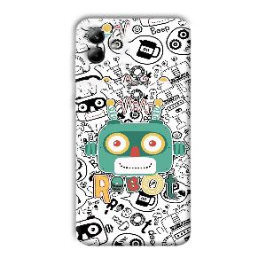 Animated Robot Phone Customized Printed Back Cover for Samsung Galaxy A04