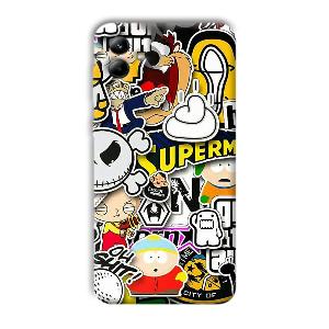 Cartoons Phone Customized Printed Back Cover for Samsung Galaxy A04