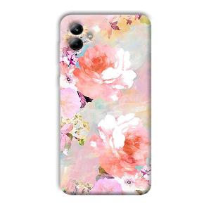 Floral Canvas Phone Customized Printed Back Cover for Samsung Galaxy A04