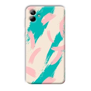 Pinkish Blue Phone Customized Printed Back Cover for Samsung Galaxy A04