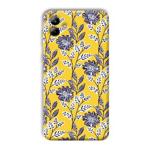 Yellow Fabric Design Phone Customized Printed Back Cover for Samsung Galaxy A04