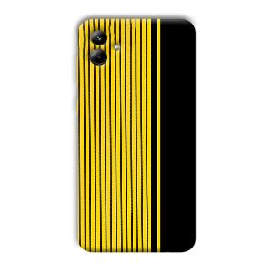 Yellow Black Design Phone Customized Printed Back Cover for Samsung Galaxy A04