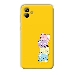 Colorful Kittens Phone Customized Printed Back Cover for Samsung Galaxy A04