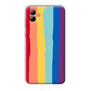 Vertical Paint Phone Customized Printed Back Cover for Samsung Galaxy A04