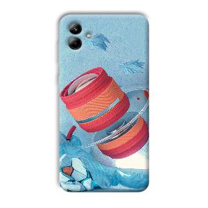 Blue Design Phone Customized Printed Back Cover for Samsung Galaxy A04