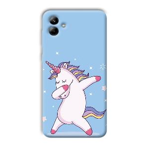 Unicorn Dab Phone Customized Printed Back Cover for Samsung Galaxy A04