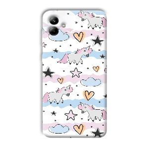 Unicorn Pattern Phone Customized Printed Back Cover for Samsung Galaxy A04