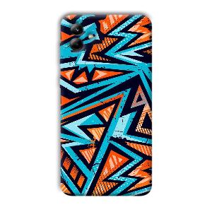 Zig Zag Pattern Phone Customized Printed Back Cover for Samsung Galaxy A04