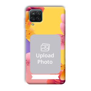 Colorful Flowers Customized Printed Back Cover for Samsung Galaxy A12