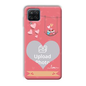 Love Birds Design Customized Printed Back Cover for Samsung Galaxy A12