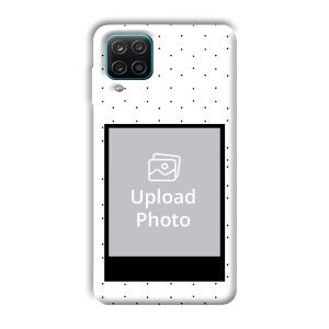 White Background  Customized Printed Back Cover for Samsung Galaxy A12