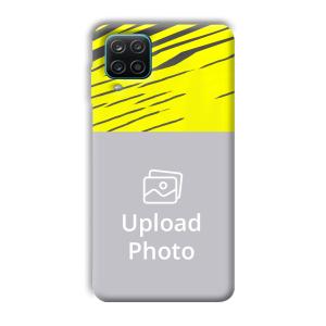 Yellow Lines Customized Printed Back Cover for Samsung Galaxy A12