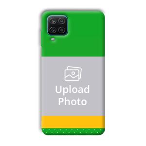 Green Yellow Customized Printed Back Cover for Samsung Galaxy A12