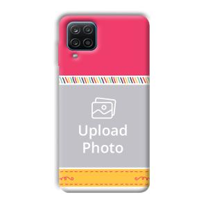Pink Yellow Customized Printed Back Cover for Samsung Galaxy A12