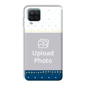 Cute Hearts Customized Printed Back Cover for Samsung Galaxy A12