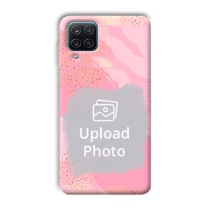 Sparkly Pink Customized Printed Back Cover for Samsung Galaxy A12