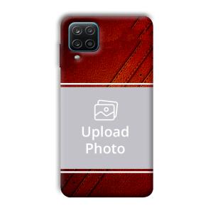 Solid Red Customized Printed Back Cover for Samsung Galaxy A12