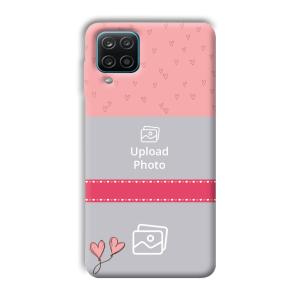 Pinkish Design Customized Printed Back Cover for Samsung Galaxy A12