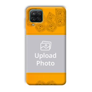 Mehendi Design Customized Printed Back Cover for Samsung Galaxy A12