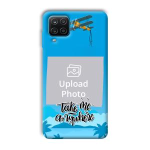 Take Me Anywhere Travel Customized Printed Back Cover for Samsung Galaxy A12
