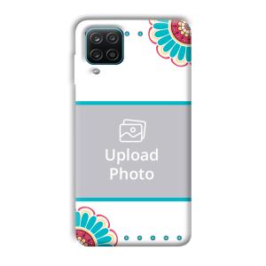 Floral  Customized Printed Back Cover for Samsung Galaxy A12
