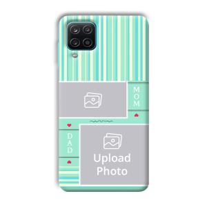 Mom Dad Customized Printed Back Cover for Samsung Galaxy A12
