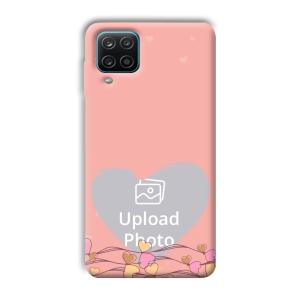 Small Hearts Customized Printed Back Cover for Samsung Galaxy A12
