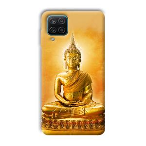 Golden Buddha Phone Customized Printed Back Cover for Samsung Galaxy A12